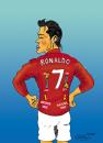 Cartoon: Cristiano Ronaldo the best (small) by carloseco tagged cristiano,ronaldo,football,manchester,united