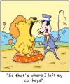 Cartoon: TP0017cats (small) by comicexpress tagged lion,tamer,circus,keys,animal,carnivore,feline
