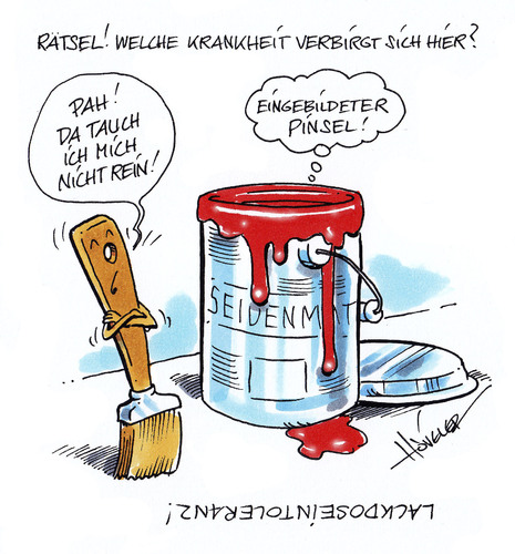 Cartoon: Intoleranz (medium) by Hoevelercomics tagged lactose,lactating,milk,milch,ilness