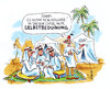 Cartoon: Oase mit Schnellrestaurant (small) by Hoevelercomics tagged beduinen,oase,wüste,sahara,karawane