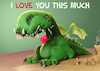 Cartoon: I love you this much (small) by Rüsselhase tagged dinosaur,heart,sweet