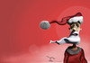 Cartoon: Strange Christmas (small) by Rüsselhase tagged christmas,xmas,red,weihnachtsmann,weihnachten