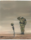 Cartoon: Stupid War (small) by Agim Sulaj tagged war,soldiers
