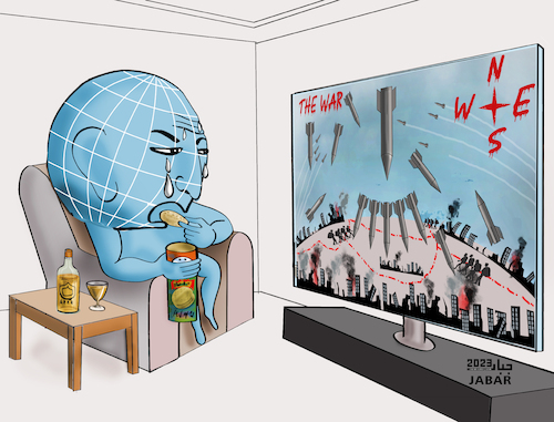 Cartoon: no comment (medium) by jabar tagged no,comeent