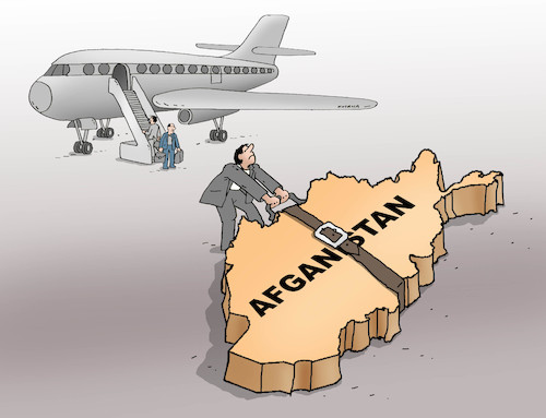 Cartoon: afganlet (medium) by Lubomir Kotrha tagged afganistan,taliban,usa,war,afganistan,taliban,usa,war