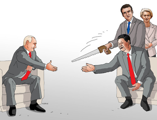 Cartoon: chinarus24 (medium) by Lubomir Kotrha tagged china,world,china,world