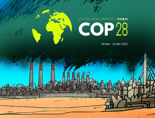 Cartoon: copemis (medium) by Lubomir Kotrha tagged climate,dubai,cop28,climate,dubai,cop28