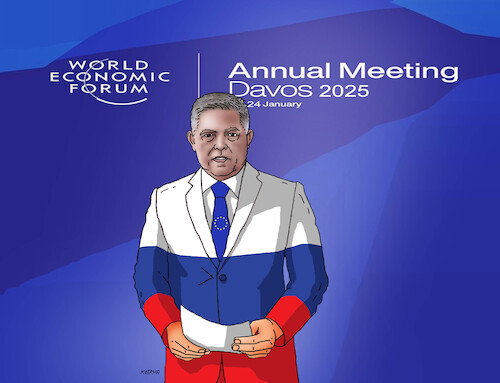 Cartoon: davosfico (medium) by Lubomir Kotrha tagged world,economic,forum,davos,world,economic,forum,davos