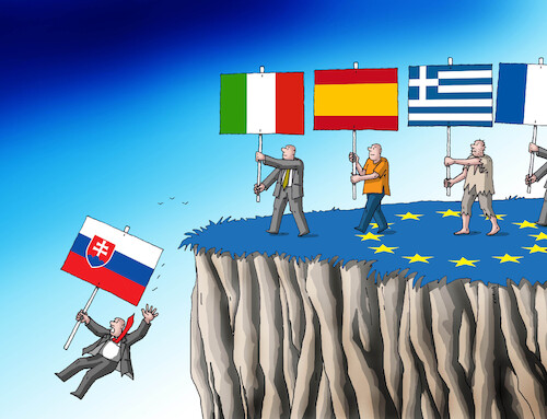 Cartoon: eupady (medium) by Lubomir Kotrha tagged european,union,european,union