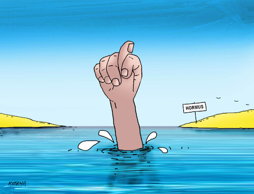 Cartoon: fighormus (medium) by Lubomir Kotrha tagged iran,israel,usa,war,oil,gas,hormus,iran,israel,usa,war,oil,gas,hormus