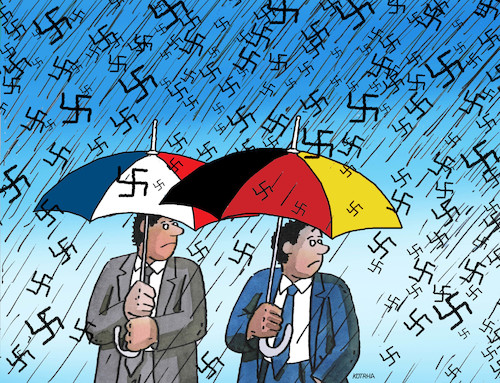 Cartoon: franceger (medium) by Lubomir Kotrha tagged france,germany,europe