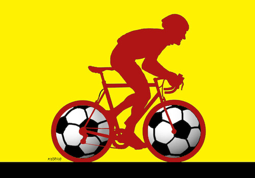 Cartoon: futkoles (medium) by Lubomir Kotrha tagged football,football