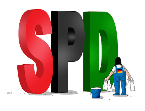 Cartoon: gerspd21 (medium) by Lubomir Kotrha tagged germany,elections,germany,elections