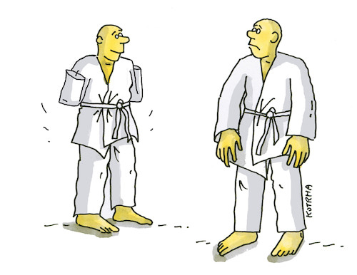 Cartoon: judobez (medium) by Lubomir Kotrha tagged olympic,games,tokyo,2020,olympic,games,tokyo,2020