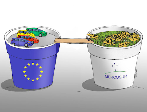 Cartoon: mercos (medium) by Lubomir Kotrha tagged european,union,mercosur,european,union,mercosur