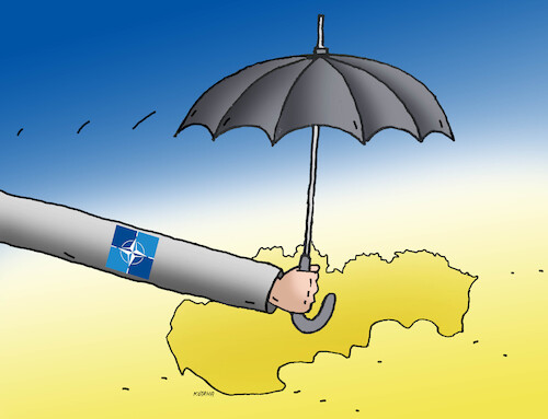 Cartoon: natodazd (medium) by Lubomir Kotrha tagged nato,nato