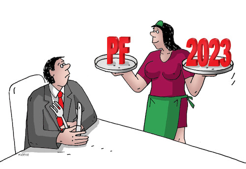 Cartoon: pf23-b (medium) by Lubomir Kotrha tagged pf,2023,happy,new,year,pf,2023,happy,new,year