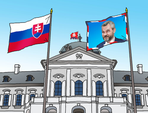 Cartoon: prepel2024 (medium) by Lubomir Kotrha tagged slovak,presidential,elections,2024,slovak,presidential,elections,2024