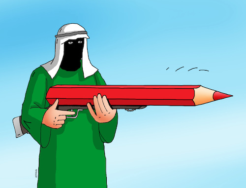 Cartoon: saudpress (medium) by Lubomir Kotrha tagged journalist,saudi,press,news