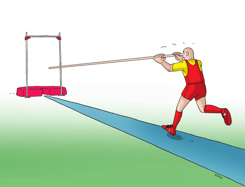Cartoon: skoknos (medium) by Lubomir Kotrha tagged olympic,games,2024,paris,france,olympic,games,2024,paris,france