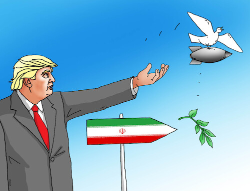 Cartoon: trumier26 (medium) by Lubomir Kotrha tagged trump,usa,iran,war,hormuz,trump,usa,iran,war,hormuz