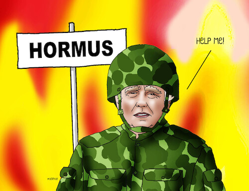 Cartoon: trumphelpme (medium) by Lubomir Kotrha tagged trump,usa,iran,war,china,world,trump,usa,iran,war,china,world