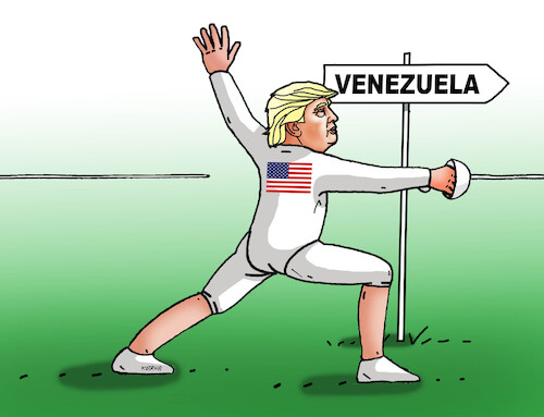 Cartoon: trumppich (medium) by Lubomir Kotrha tagged usa,venezuela,trump,maduro,usa,venezuela,trump,maduro