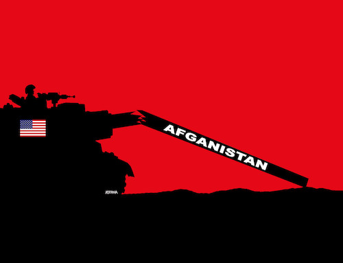 Cartoon: usazlom (medium) by Lubomir Kotrha tagged afganistan,taliban,usa,war,afganistan,taliban,usa,war