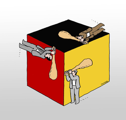 Cartoon: wahlen 16 (medium) by Lubomir Kotrha tagged deutschland,wahlen