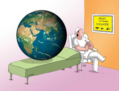Cartoon: zempsycho (medium) by Lubomir Kotrha tagged climate,dubai,cop28,climate,dubai,cop28