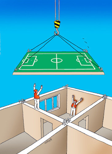 Cartoon: football - European Championship (medium) by Lubomir Kotrha tagged football,european,championship,2024,football,european,championship,2024