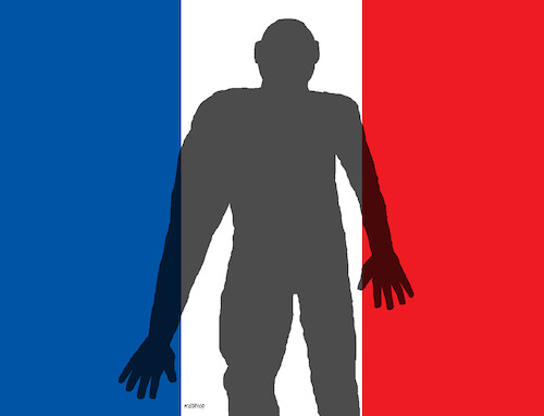 Cartoon: France elections 2024 (medium) by Lubomir Kotrha tagged france,elections,macron,le,pen,france,elections,macron,le,pen