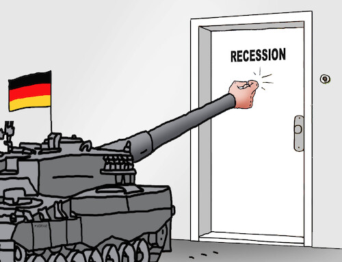 Cartoon: germany-recession 14x (medium) by Lubomir Kotrha tagged germany,recession,inflation,germany,recession,inflation