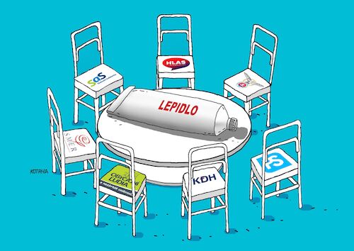 Cartoon: slovak elections (medium) by Lubomir Kotrha tagged slovakia,elections,slovakia,elections