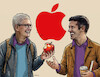 Cartoon: apple26a (small) by Lubomir Kotrha tagged apple