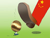Cartoon: chinabit21 (small) by Lubomir Kotrha tagged china,bitcoin