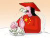 Cartoon: chinaobed (small) by Lubomir Kotrha tagged china,world