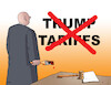 Cartoon: closkrt2 (small) by Lubomir Kotrha tagged trump,tariffs,taco