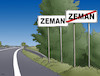Cartoon: cztabule2 (small) by Lubomir Kotrha tagged czech,presidential,election,zeman,europe,prague