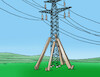 Cartoon: elepodpor (small) by Lubomir Kotrha tagged electricity,power