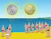 Cartoon: eudolslnk (small) by Lubomir Kotrha tagged dollar,euro