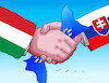 Cartoon: eurucno (small) by Lubomir Kotrha tagged eu,slovakia,hungary,problems