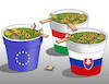 Cartoon: euspolu (small) by Lubomir Kotrha tagged eu,slovakia,hungary,problems