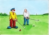 Cartoon: golfclown (small) by Lubomir Kotrha tagged humor