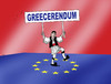Cartoon: greercere (small) by Lubomir Kotrha tagged greece,eu,referendum,syriza,tsipras,ecb,euro