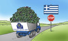 Cartoon: greestop (small) by Lubomir Kotrha tagged greece,eu,europe,money,ecb,stop,syriza