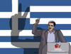 Cartoon: greevictory (small) by Lubomir Kotrha tagged greece,tsipras,syriza,election,eu,euro