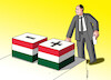 Cartoon: hunplusminus (small) by Lubomir Kotrha tagged hungary,elections,orban,magyar,fidesz,tisza