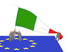 Cartoon: italeu (small) by Lubomir Kotrha tagged eu,euro,italy,lira,europe,world,elections,conti