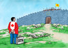 Cartoon: neotvorime (small) by Lubomir Kotrha tagged ceta canada europe eu usa brusel world